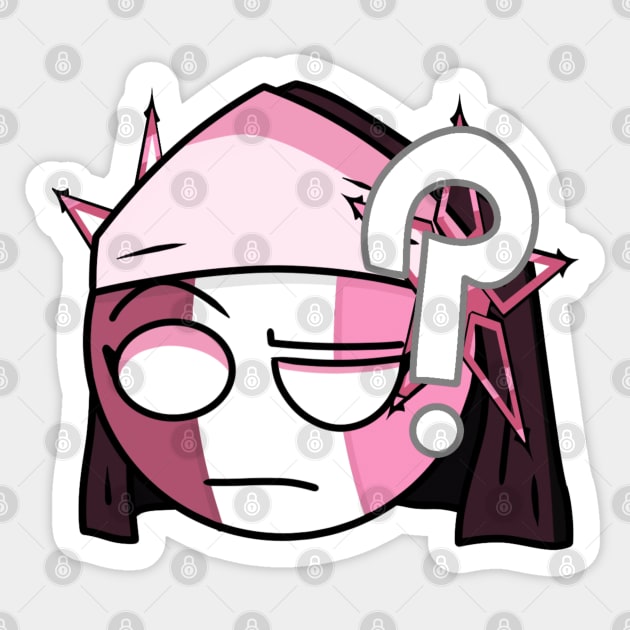 Fnf Sarv emoji confused Sticker by Abrek Art